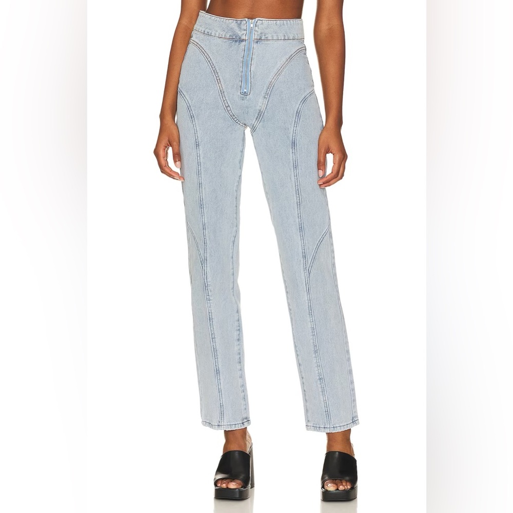superdown Light Blue Flare & Wide Leg Jeans